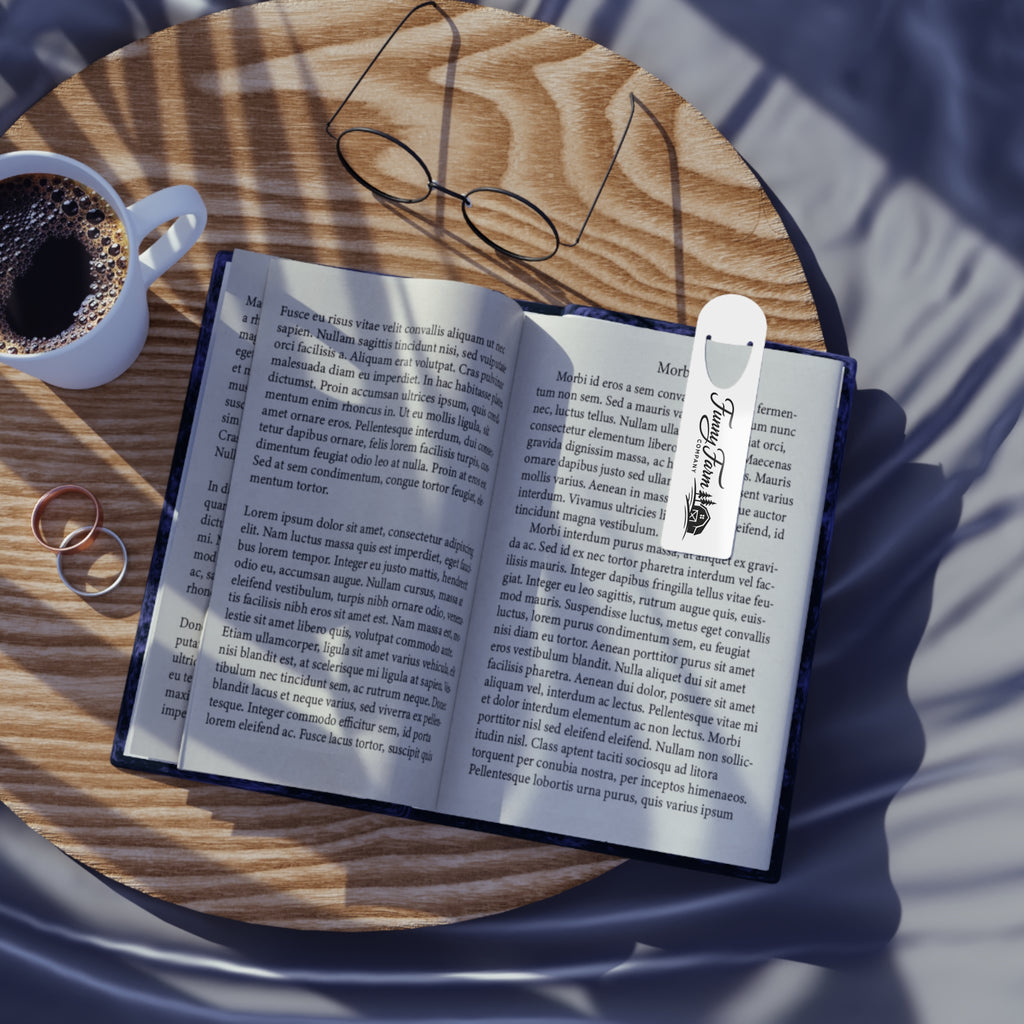 Rustic Farmhouse Bookmark — Funny Farm Company Metal Page Marker