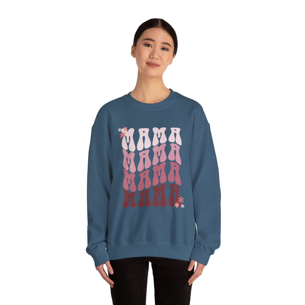Mama Retro Gradient Crewneck Sweatshirt