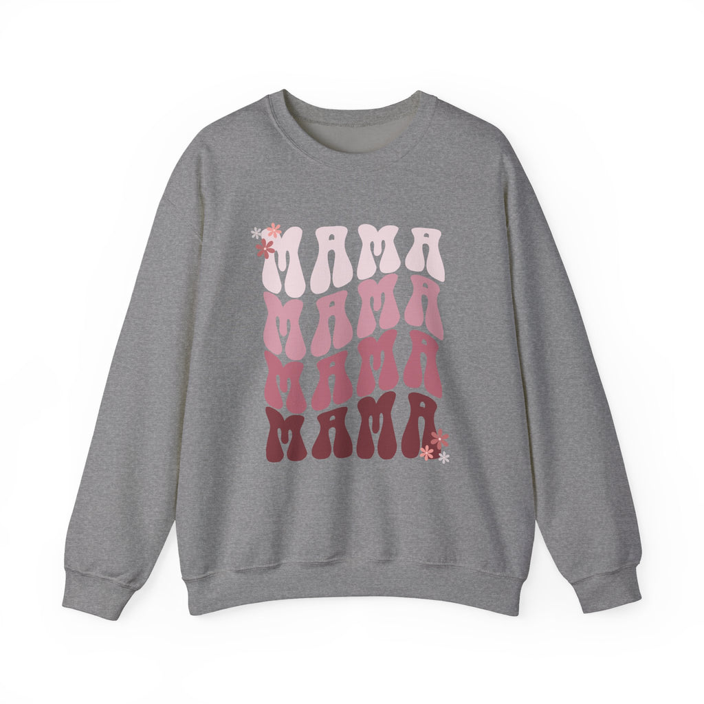 Mama Retro Gradient Crewneck Sweatshirt