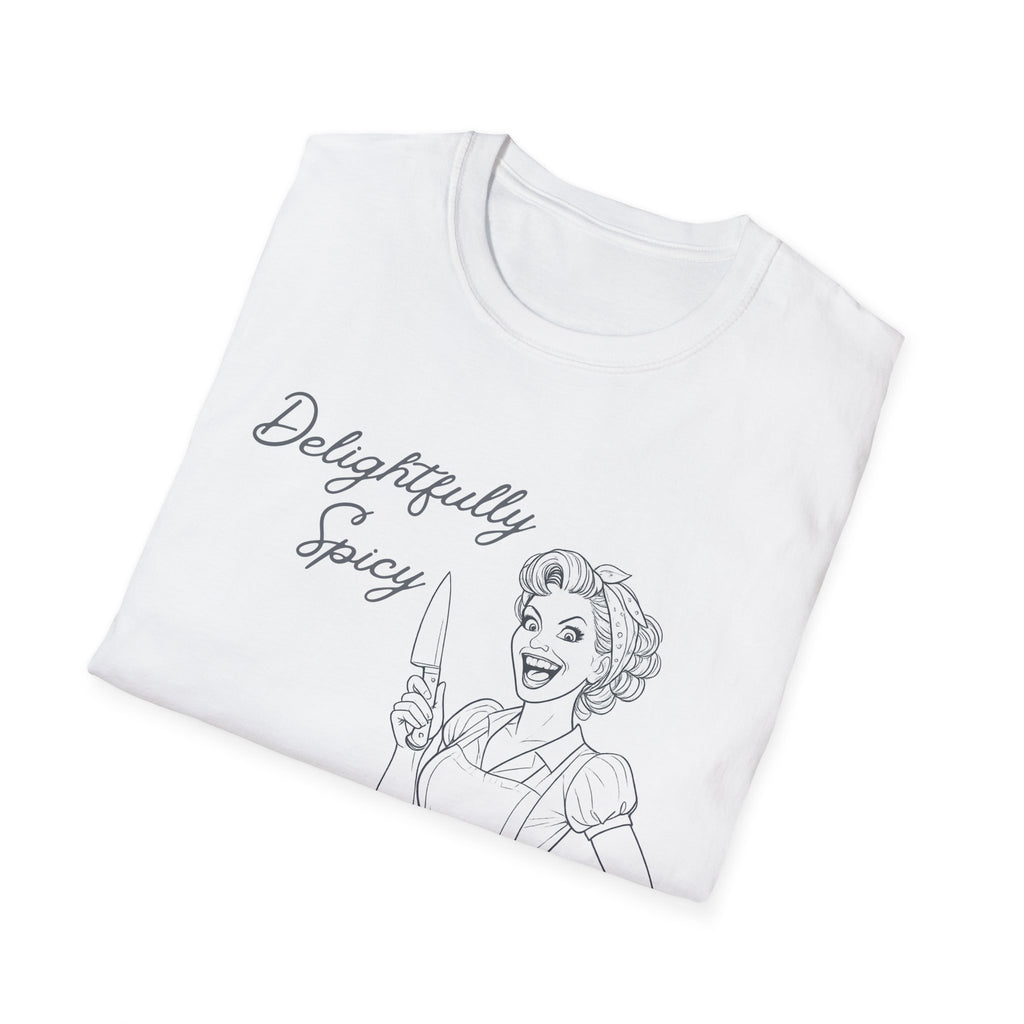 Delightfully Spicy Tee — Retro Pinup Graphic T-Shirt