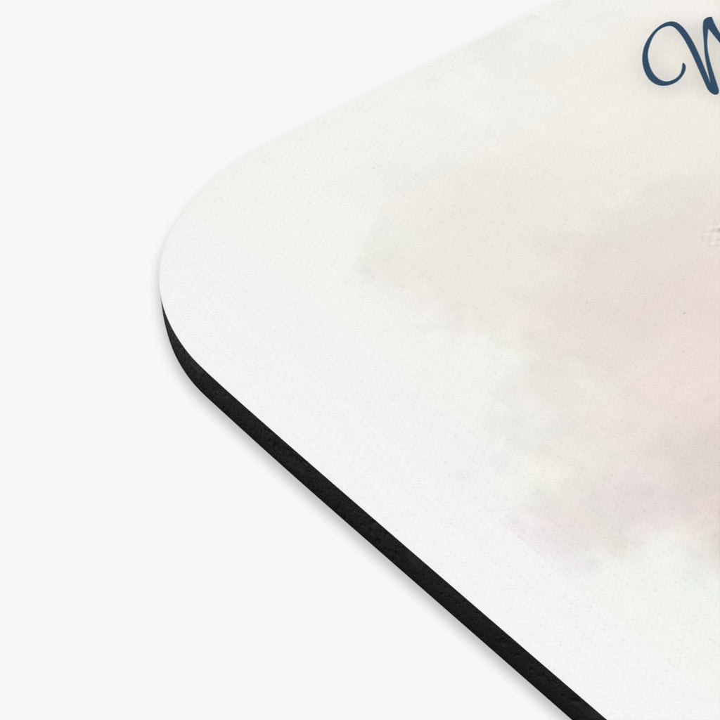 Inspirational Ocean Mouse Pad — "When oceans rise, My soul will rest in Your embrace"