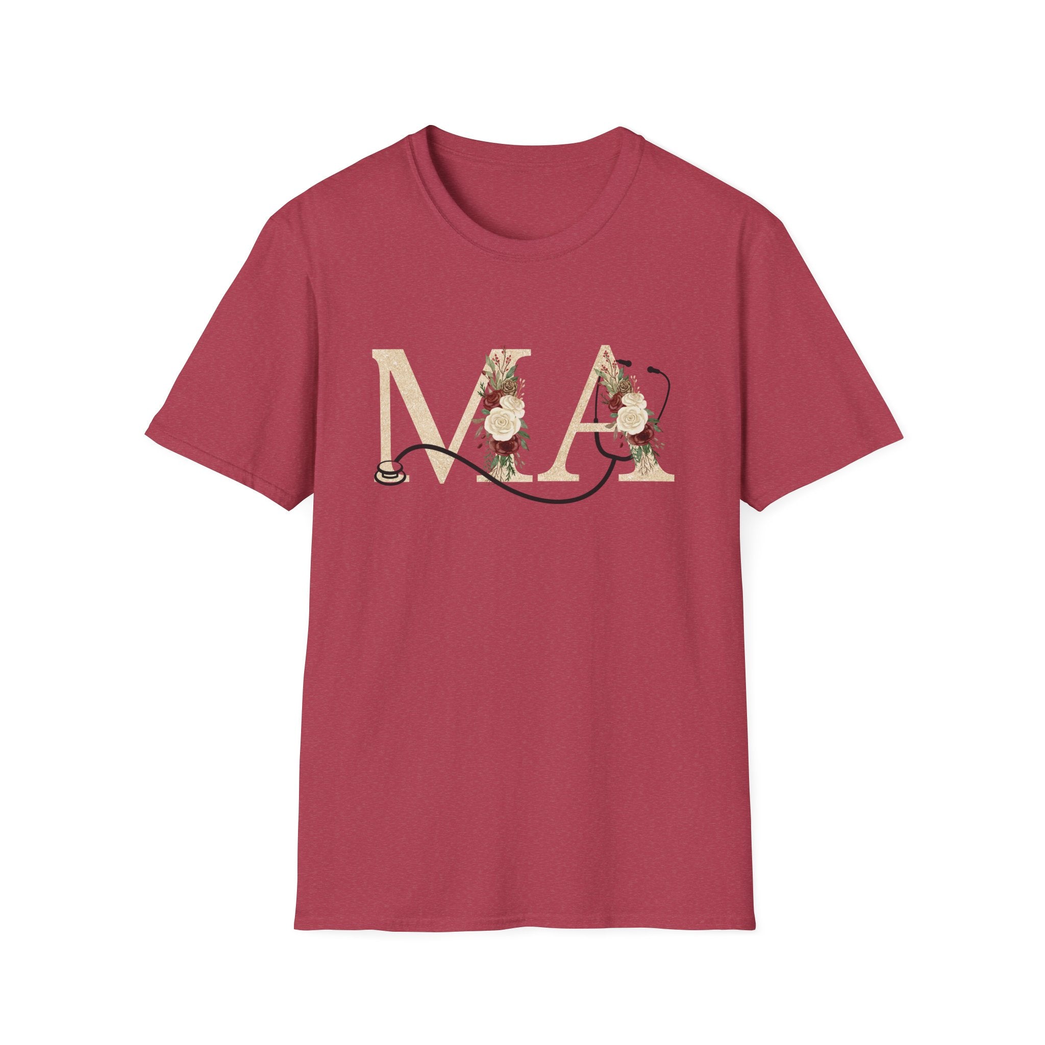 Medical Assistant Floral  T-Shirt —