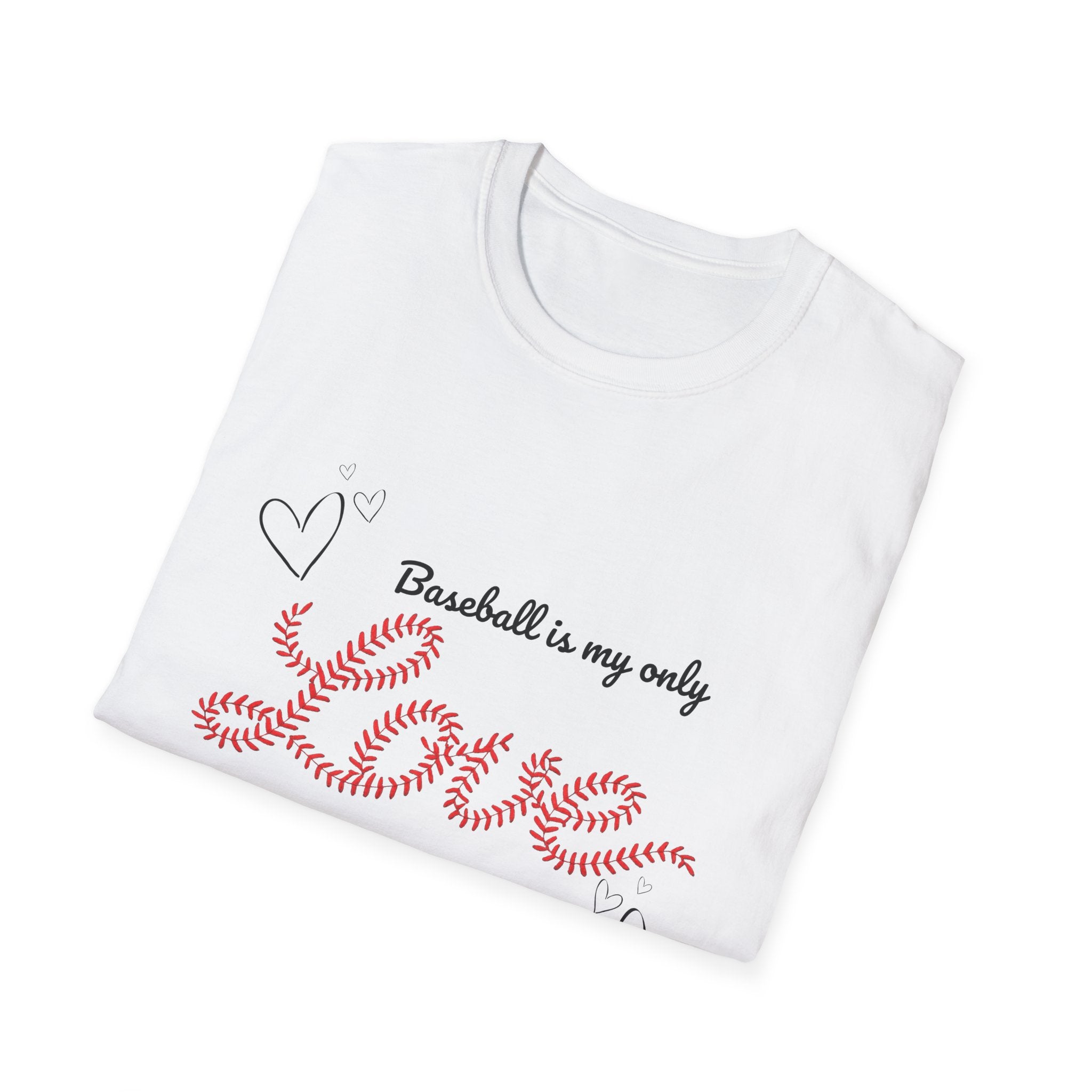 Baseball Is My Only Love T-Shirt — Women's Baseball Love Tee