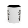 Raccoon Heart Coffee Mug — Cute Woodland Animal Accent Mug (11/15oz)
