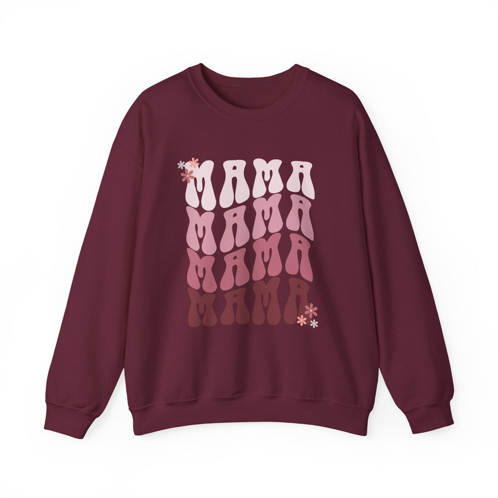 Mama Retro Gradient Crewneck Sweatshirt