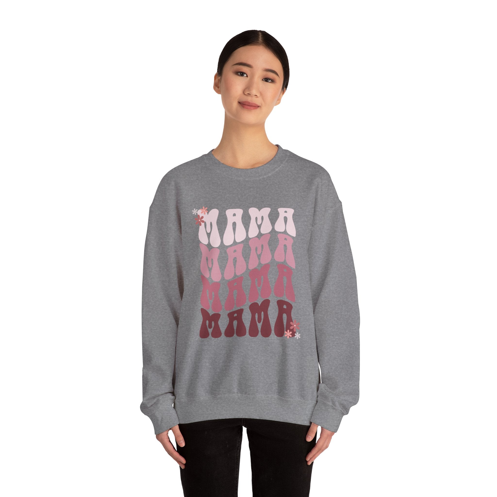 Mama Retro Gradient Crewneck Sweatshirt