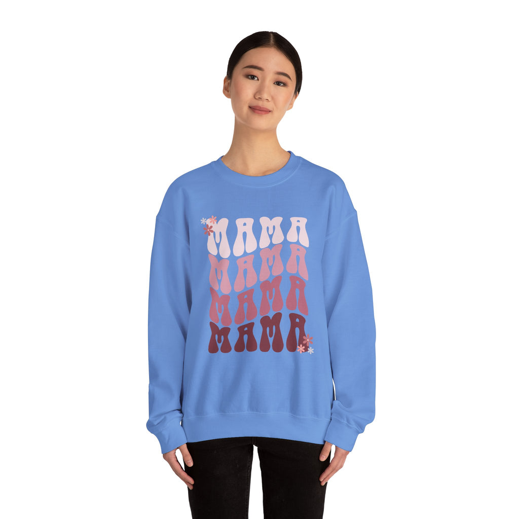 Mama Retro Gradient Crewneck Sweatshirt