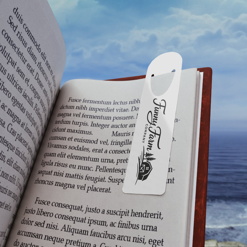Rustic Farmhouse Bookmark — Funny Farm Company Metal Page Marker