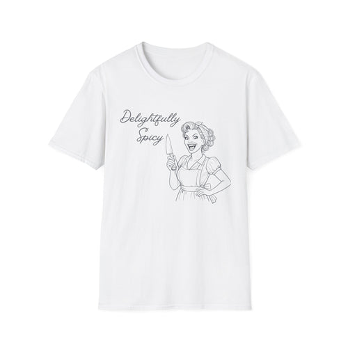 Delightfully Spicy Tee — Retro Pinup Graphic T-Shirt