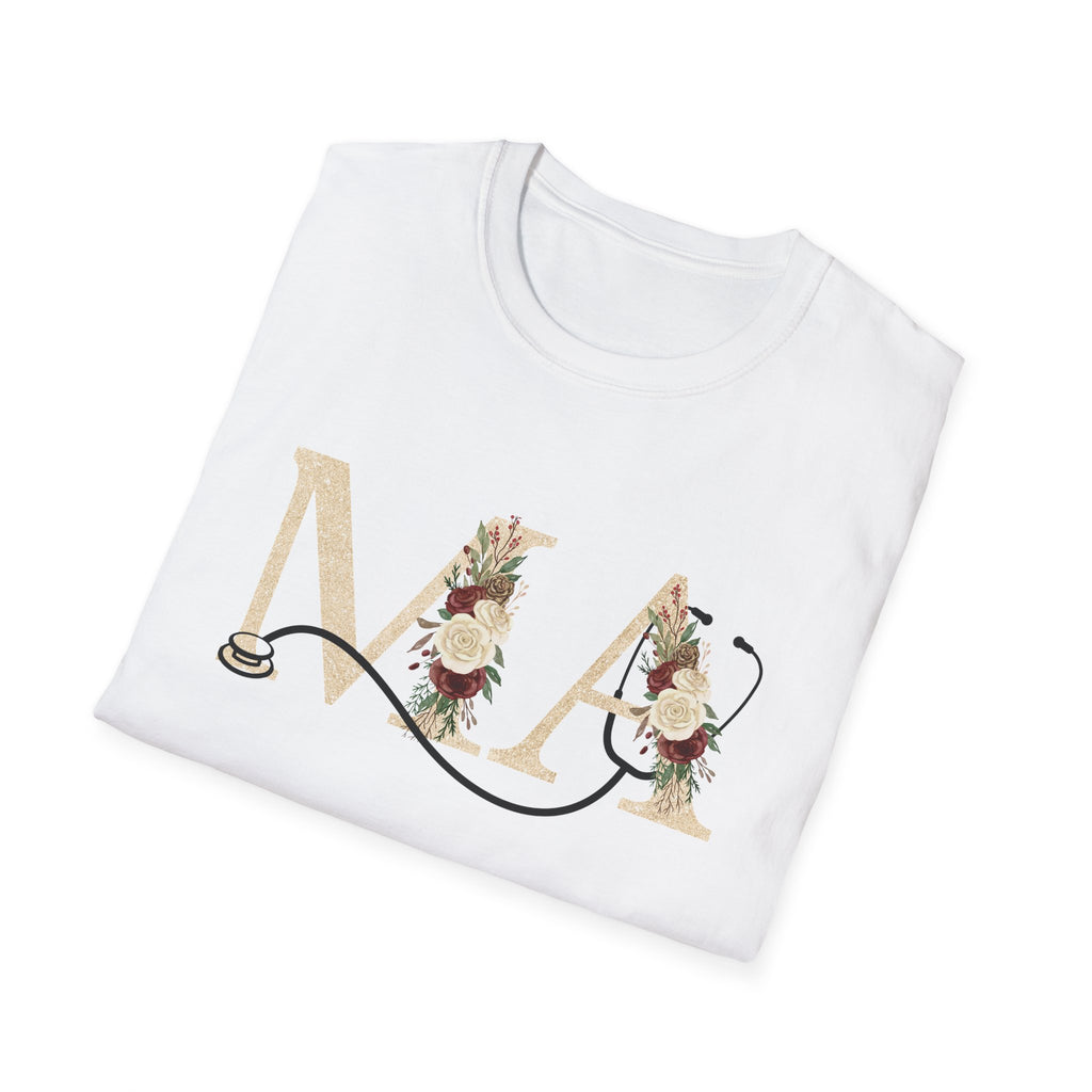 Medical Assistant Floral  T-Shirt —