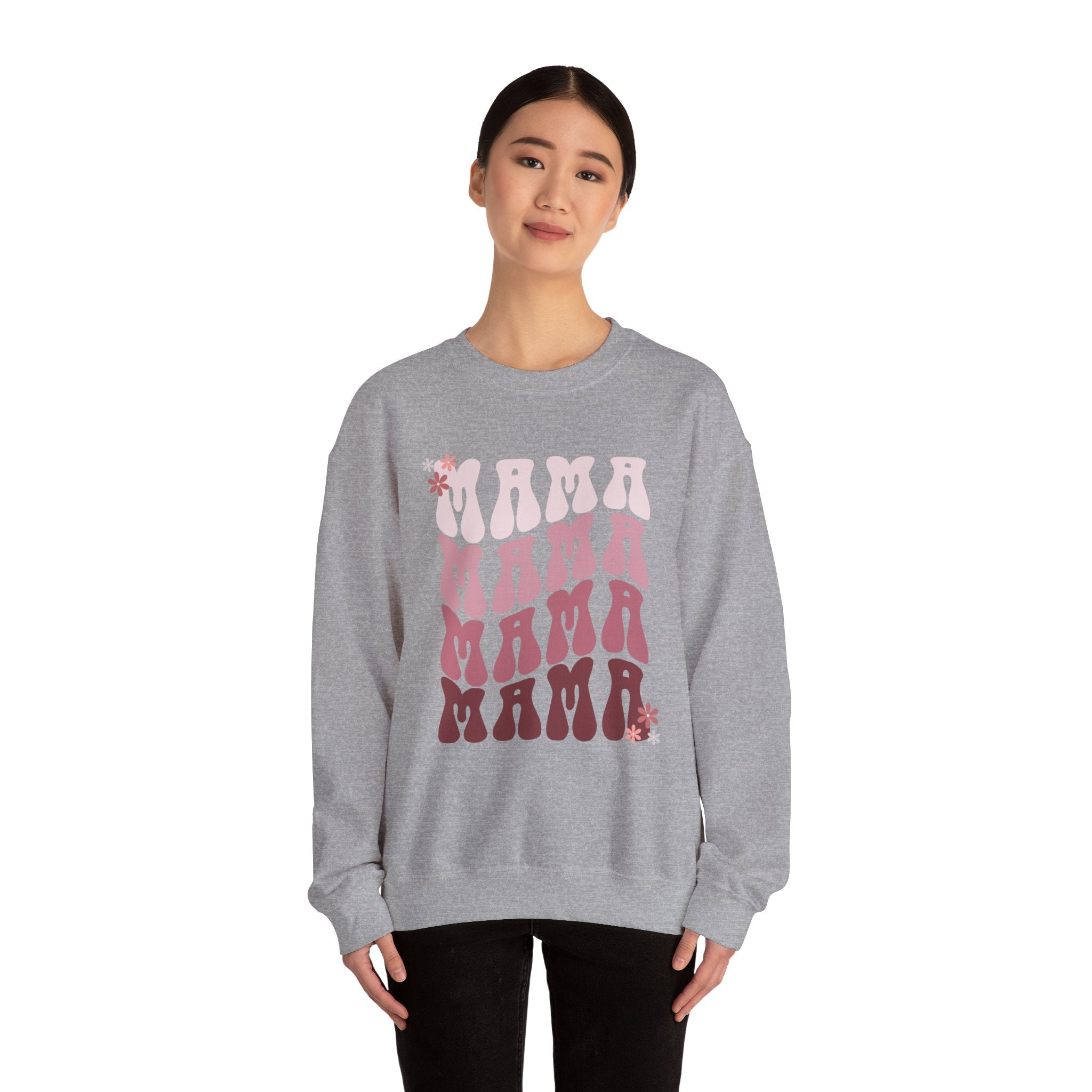 Mama Retro Gradient Crewneck Sweatshirt