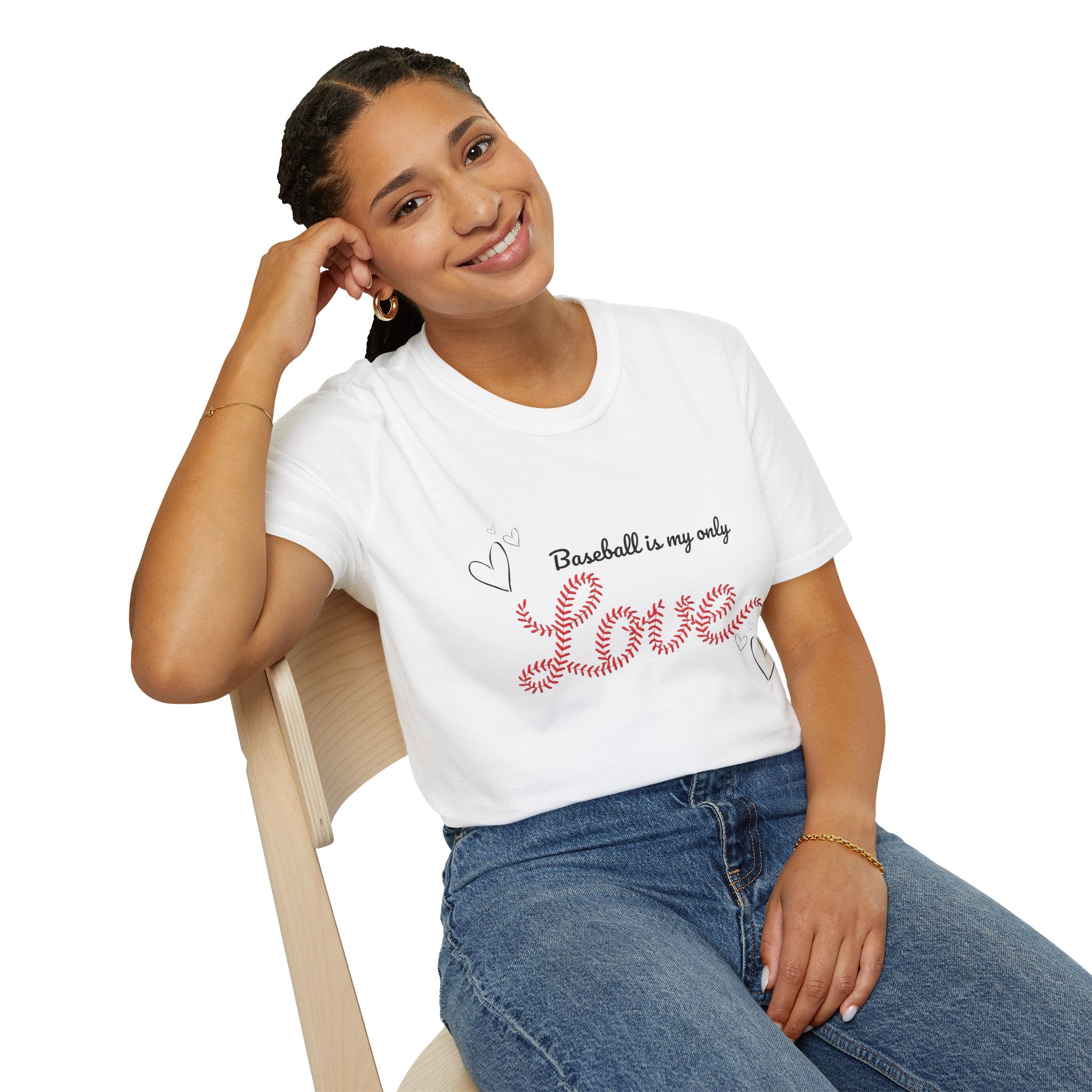 Baseball Is My Only Love T-Shirt — Women's Baseball Love Tee