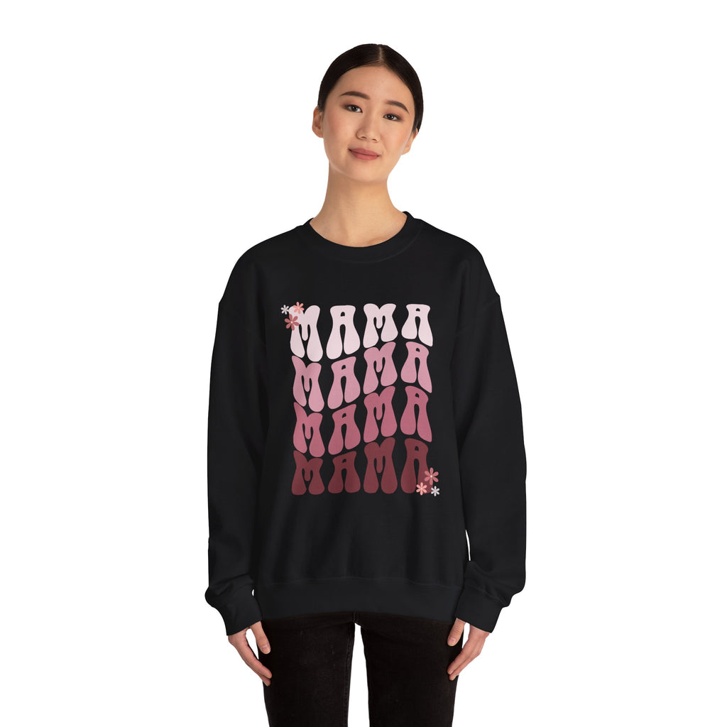 Mama Retro Gradient Crewneck Sweatshirt