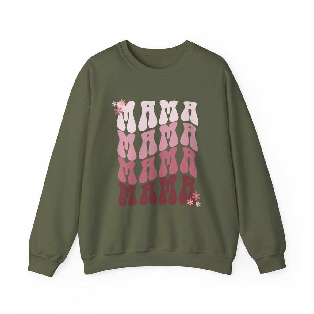 Mama Retro Gradient Crewneck Sweatshirt