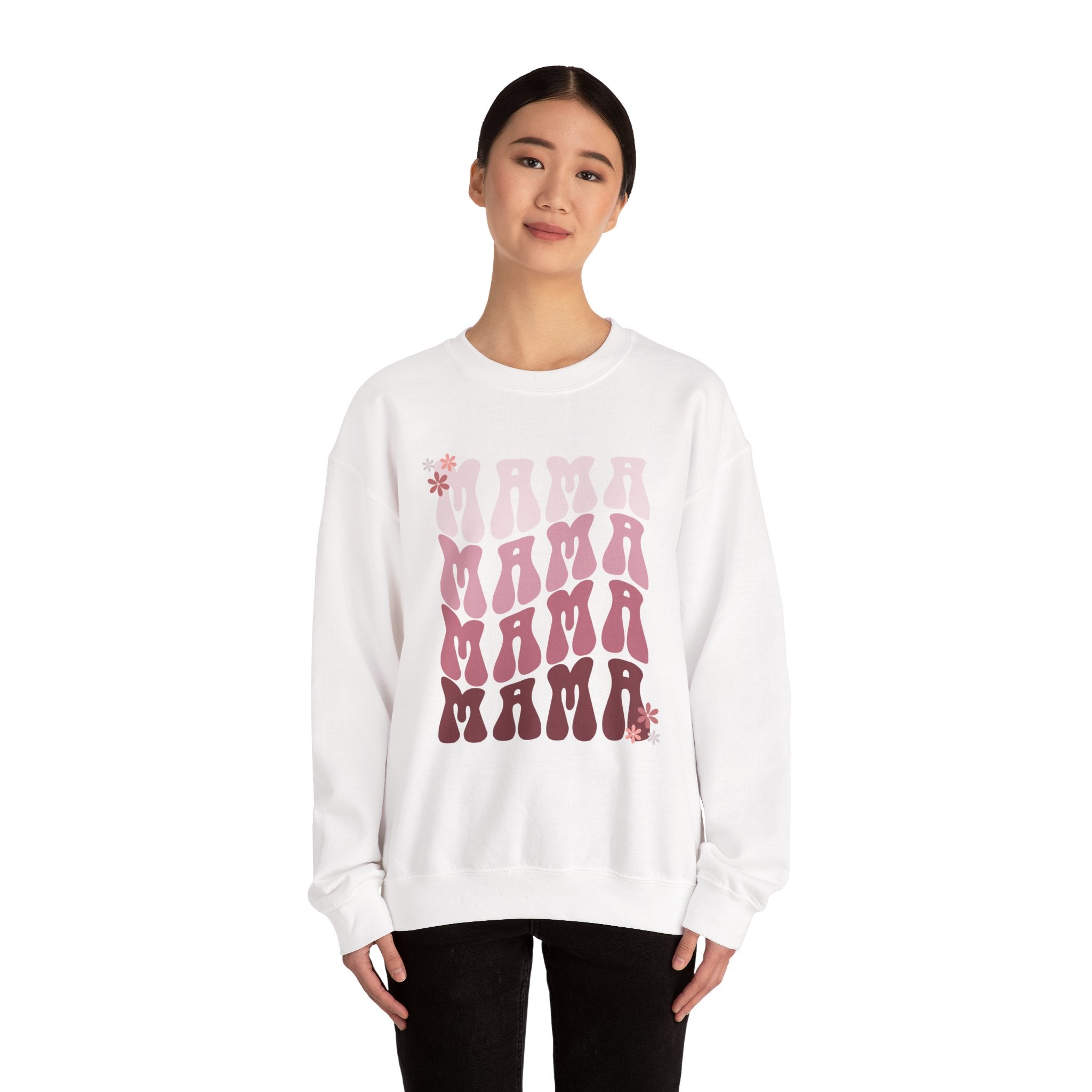 Mama Retro Gradient Crewneck Sweatshirt
