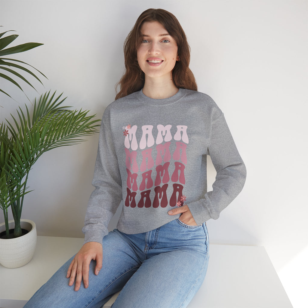 Mama Retro Gradient Crewneck Sweatshirt
