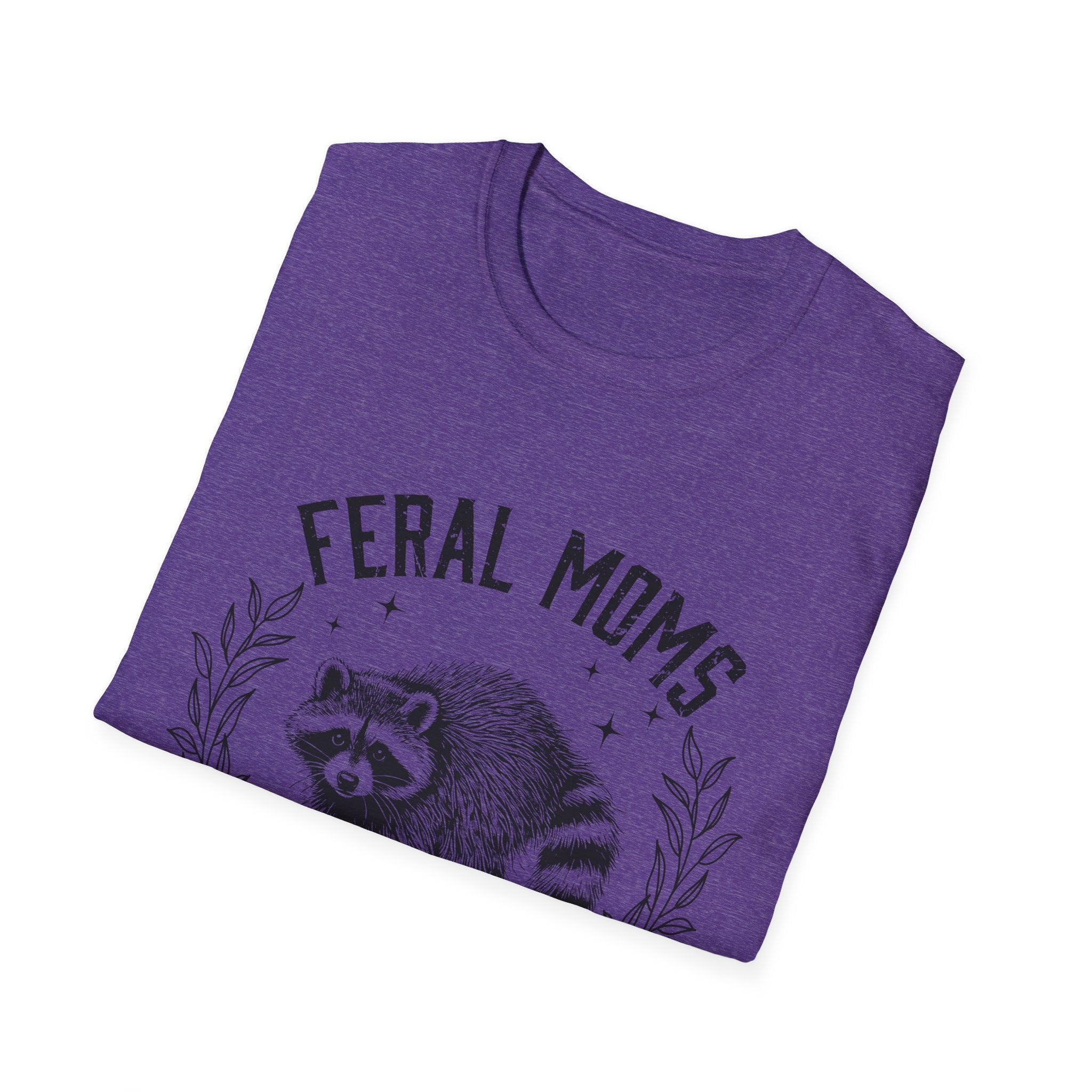 Feral Moms Social Club T-Shirt — Funny Raccoon Mom Graphic Tee