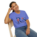 Registered Nurse Monogram Floral T-Shirt — Elegant Rose Initial RN